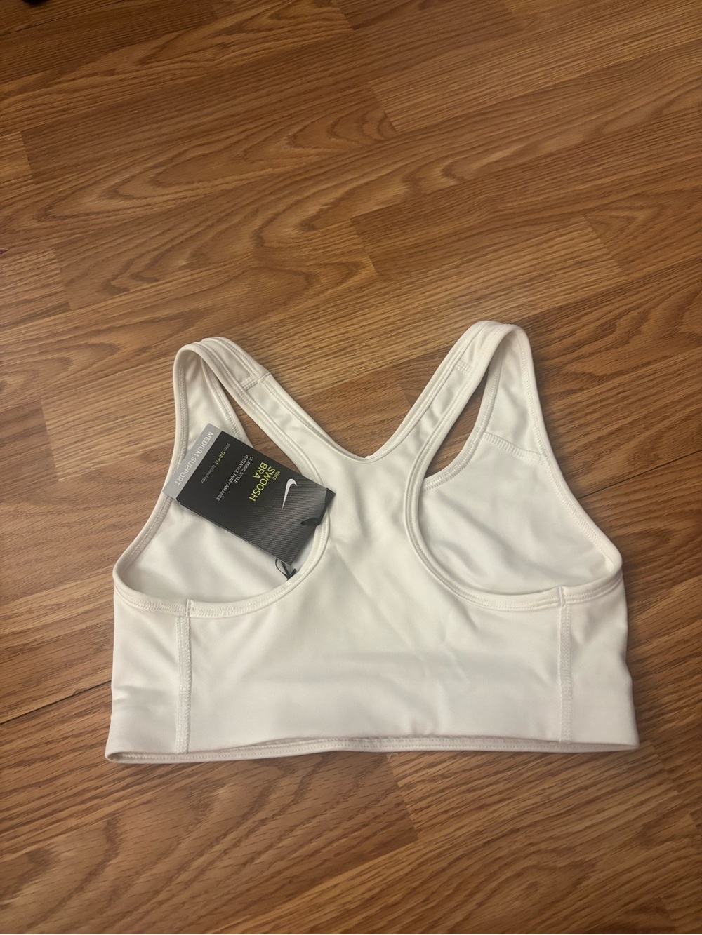 Nike Dri-Fit White Sports Bra Size XS - Picture 6 of 7